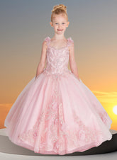 Felicity Rose Gown – Girls Blush or Off White Pageant Dress